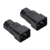 2 шт. Адаптер питания IEC320 C20 к IEC320 C21 Профессиональный Plug and Play Адаптер вилки питания C20 к C21 для ИБП, PDU питания