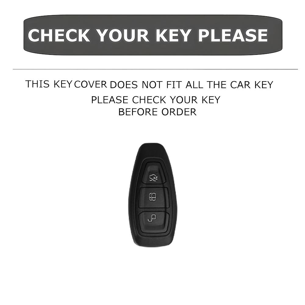 Leather Key Case for Ford Mondeo Taurus Mustang Explorer Edge Focus Mk3 Fiesta Mk7 Mondeo Mk4 Galaxy Key Cover Remote Shell