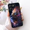 Чехол для Tecno Pova 7 4G 5G LJ6 LJ7 Чехол для телефона Pova 7 Pro Pova7 Ultra Чехлы Милые Мультяшные Животные Дракон Лев Мягкая Черная Крышка