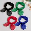 1Pc Chiffon Spring And Autumn Sunscreen Scarves Gifts Solid Color Neck Protection Square Scarf Light And Thin Neckerchief Women's