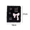 Korea Style A6 Binder Photo Album Cover Plush Bow Protector Case Kpop Idol Photo Collect Card Holder Book School Stationery