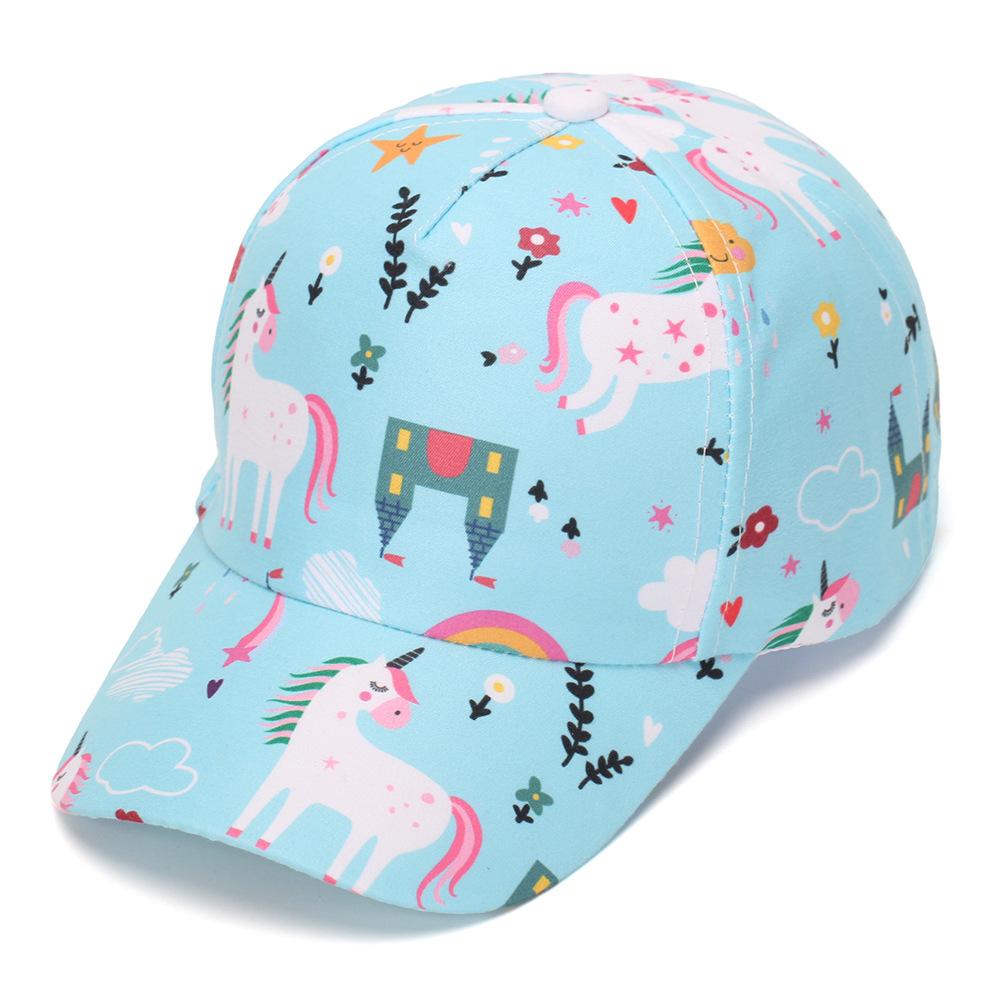 Children's Cartoon Animal Baseball Caps - Spring/autumn - Boys' Cute Beanie Hats - Girls' Sun Hats