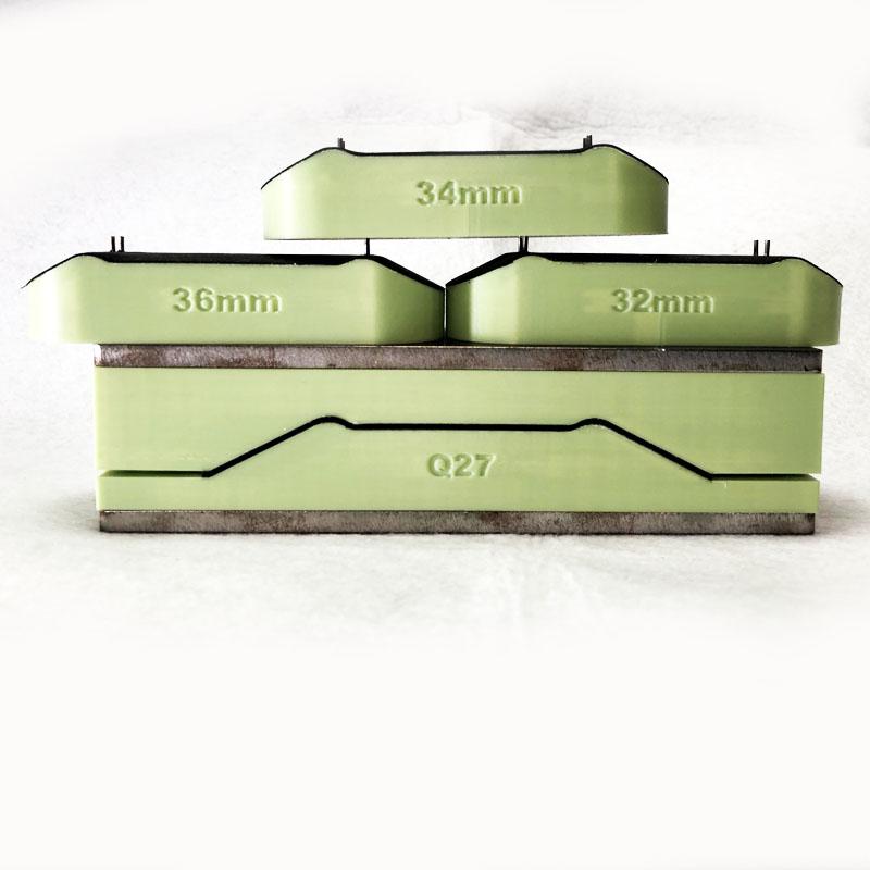 Custom New ABS Plastic Metal Finger Skateboard Fingerboard Mold with Three Shapers