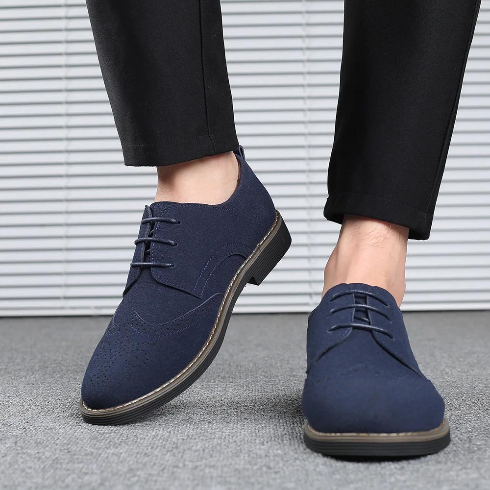 Мужская обувь, деловая, повседневная, кожаная, мужская, весна/осень, на шнуровке, формальная обувь