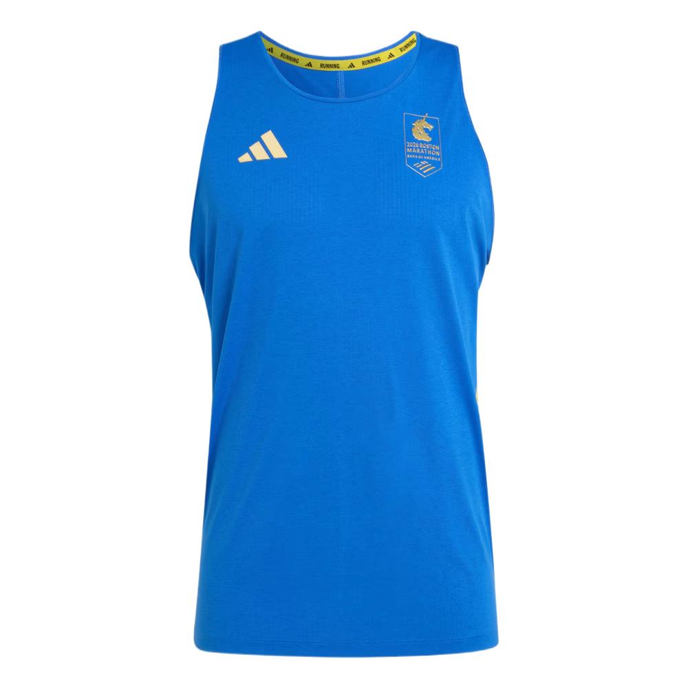 adidas Мужская майка для бега BM26 TANK M Синяя KE8448