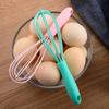 Egg Beater Food Grade Non-stick Heat Resistant Comfortable Handle Hanging Hole Cook Stainless Steel Anti-rust Egg Agitator Kitchen Tool