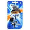 BIC, Comfort 3, одноразовая бритва, 4 бритвы
