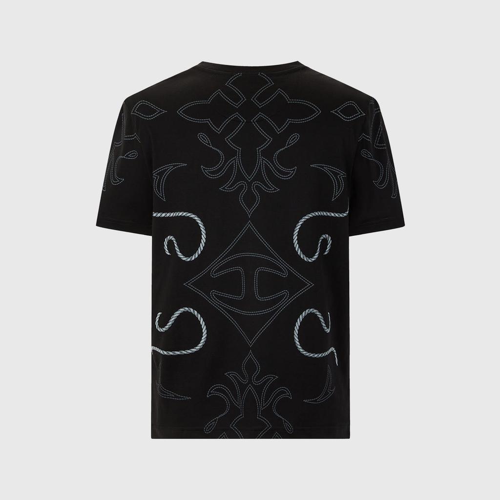 [100% Cotton Retro Print] Spring/Summer Trendy Pattern Daily Commuter Men's Short-sleeved T-shirt