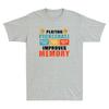 Playing Pickleball Improves Memory Pickleball Lover Gift Vintage Unisexs Tshirt