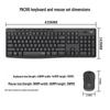 Logitech Бесшумный беспроводной комплект клавиатуры и мыши MK295