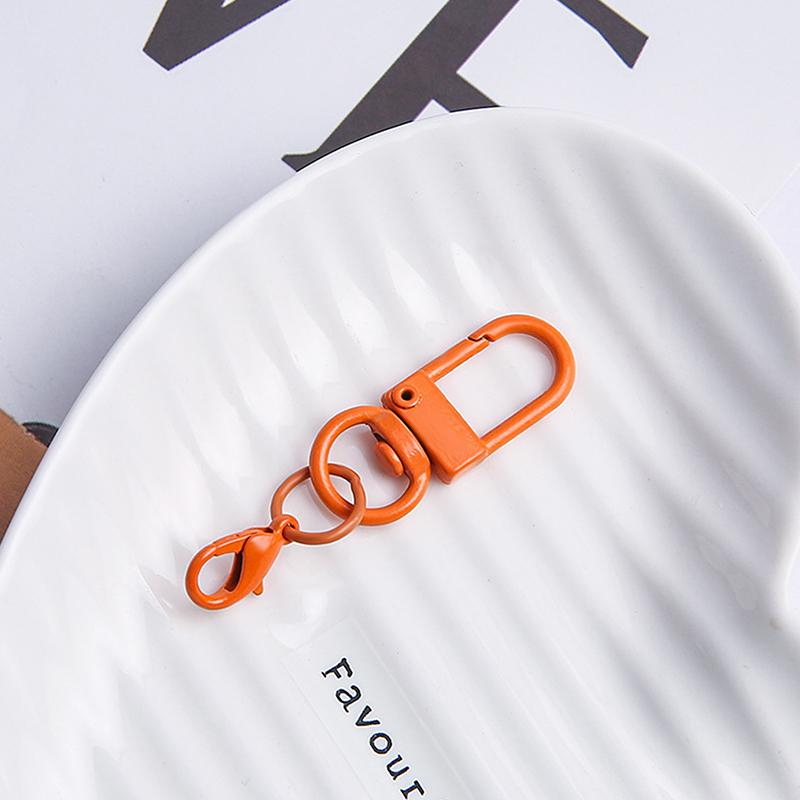 Colorful Lobster Clasp Hooks Keychain Candy Color Diy Keychain Connector Key Ring Jewelry Making Buckle Accessories Gifts