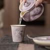 Ручная роспись Гортензия Керамическая Маленькая Чайная Чашка Владельца, Набор для Чайной Церемонии Гунфу, Свежие и Изысканные Чашки для Послеобеденного Чая Изысканные Кружки