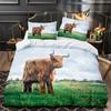 Lion King Queen Duvet Cover Watercolor Animal Bedding Collection For Kids Teens Adults Colorful Wildlife 23Pcs Polyester Quilt Cover