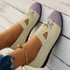 Fashion New European and American Large-sized Ethnic Style Embroidered Mesh Breathable Lightweight and Comfortable Flat Shoe for Women