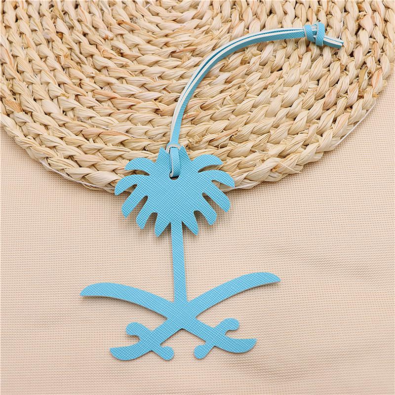 Натуральная кожа Саудовская карта финиковая пальма брелок женский рюкзак кулон женская сумка брелок