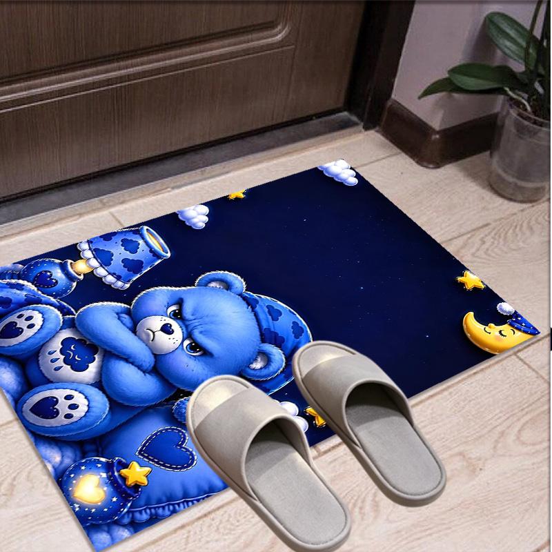 Care Bears Pattern Rug, Indoor/Outdoor Mat, for Picnic, Gameroom, Bedroom, Office, Living Room, Home Decor Carpet, Birthday Gift