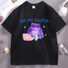 On My Pooter Unisex T Shirt Casual Cotton Short Sleeve Funny Tshirt Frog Graphic Tees Autism T-