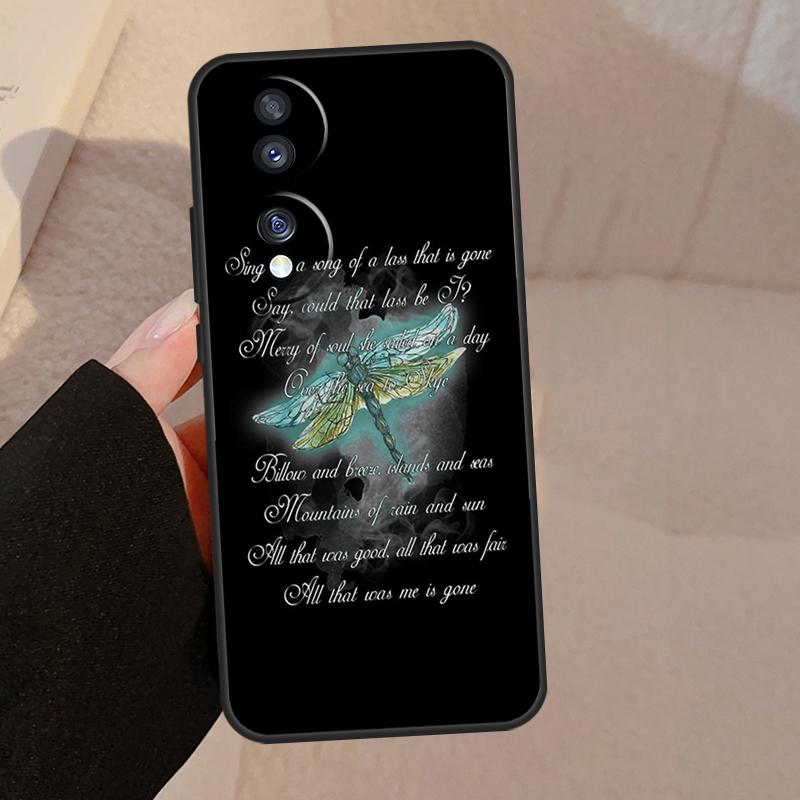 Чехол-обложка Outlander Sassenach Dragonfly For Honor Magic 7 Lite 6 5 V5 Для Honor 400 200 Pro 90 70 50 X8a X8b X9a X9b X9c