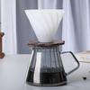 Новый стеклянный кофейник из белого нефрита, набор для совместного использования, стеклянная фильтрующая чашка V60, синий нефритовый кофейный фильтр