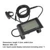 ABS Bike Speed Panel Wear Resistant Compact LCD Display E-Bike Control Panel for Scooter