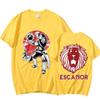 Japanese Anime The Seven Deadly Sins Escanor T Shirt Lion Graphic Print T-shirt Summer Fashion Casual Cotton Oversized T Shirts