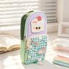Large Capacity Pencil Case Color-Blocked Stationery Bag Mini Pen Bag  Gifts