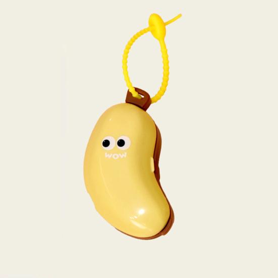 Banana Toothbrush Case Portable Toothbrush Organizer with Silicone Toothpaste Dispenser Hanging Travel Toothbrush Box for Home Use Vacation Camping