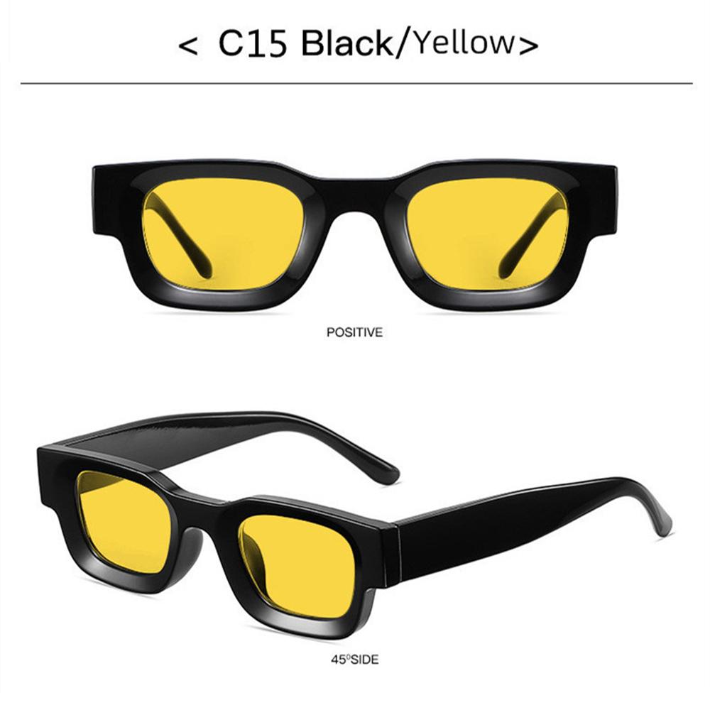 Retro Square Frame Small Punk Shades Women Sunglasses Men Sun Glasses Polarized Sunglasses