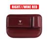 ELSUM1 1pc PU Leather Car Seat Gap Bag Console Crevice Filler Side Storage Box Valver Cap For Tesla Model 3 Y S Roadster Coil WYE
