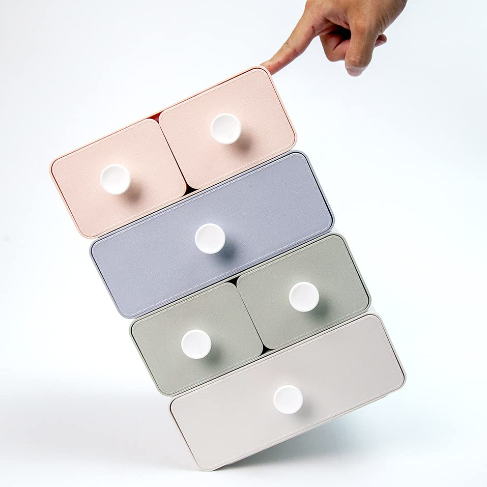 Livinbox Настольная безделушка Настольный органайзер Настольная безделушка Лекарства Офисные принадлежности Мелкие предметы Штабелируемый и Коробка, Ящик, Двухуровневый органайзер, Коробка,