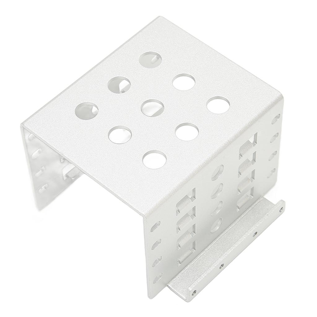 2.5in Mounting Rack Aluminium Alloy Hollow Design High Hardness 2.5in Hard Drive Cage for 2.5in IDE SSD (Not Inclube Hard Disk)