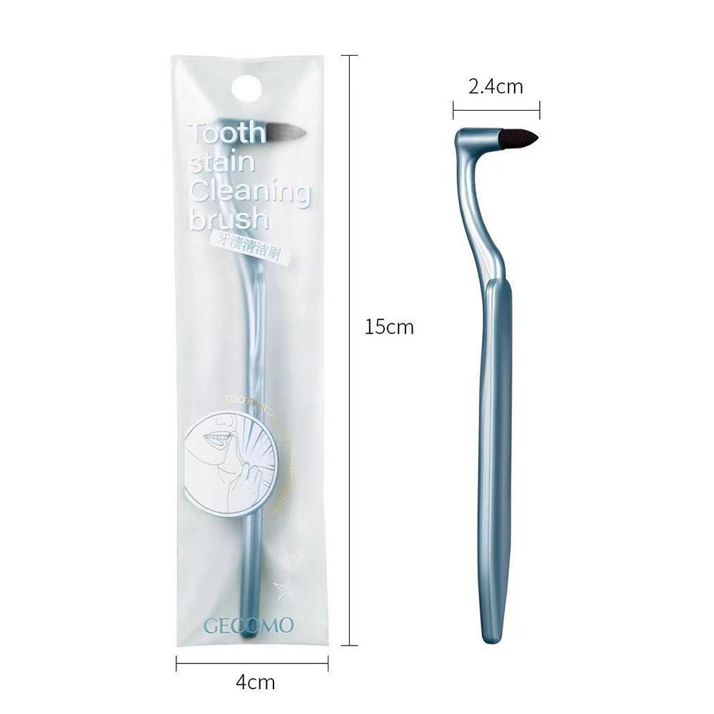 Маленькая L-образная зубная щетка с насадкой для промежутков между зубами, инструменты для чистки, глубокая очистка, портативная гигиеническая щетка для ухода за полостью рта