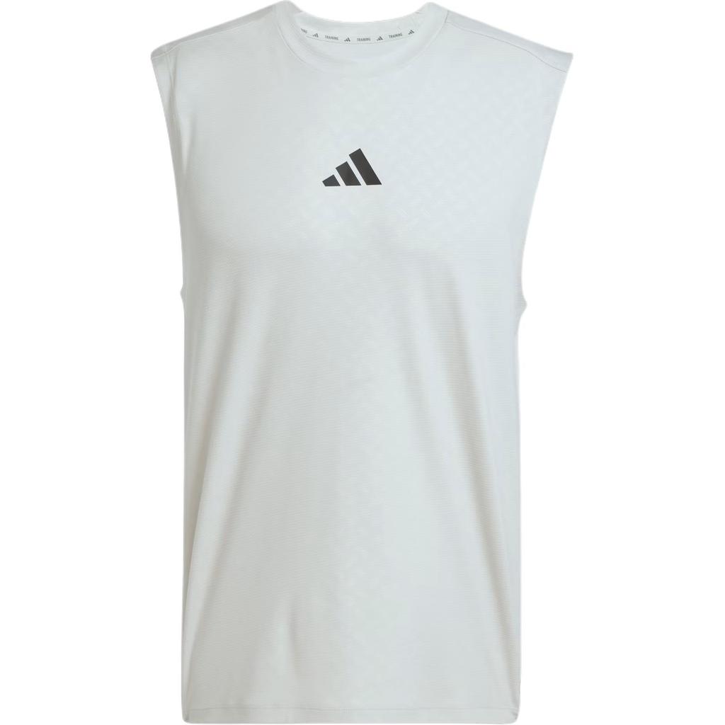 adidas Мужская майка с 3 полосками Белая JM3188