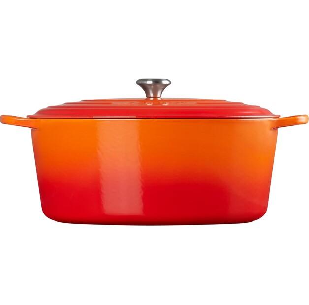 Cast Iron Roaster Le Creuset Signature Oval 40 Cm Oven Red 14.8 L (21178400902430)