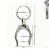 Durable Sports Bottle Hook Grey Camping Hiking Buckle New Titanium Alloy Buckle  Home Decorative