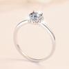 D цвет 0,5 карат кольцо с бриллиантом из муассанита, серебро 925 пробы, женское кольцо, кольцо ins, обручальное кольцо с бриллиантом, обручальное кольцо, подарок для подруги