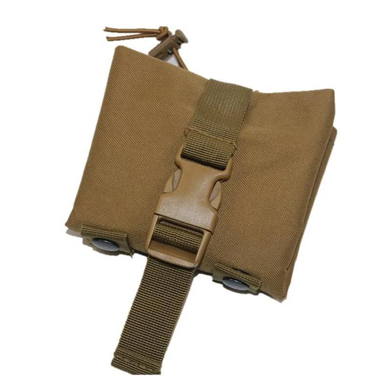Складной подсумок Molle для сброса магазинов, тактический, для страйкбола, для EDC инструментов, складной утилитарный мешок для восстановления, охотничий аксессуар