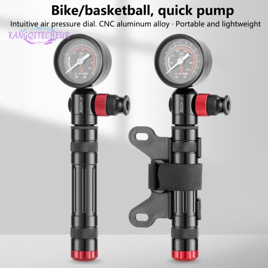 Велосипедный надувной насос, водонепроницаемый, алюминиевый сплав, шкала высокого давления, велосипедный воздушный насос, товары для дома
