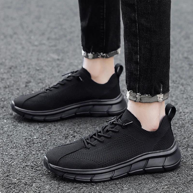 Fashion Men's Casual Sports Shoes Lightweight Non-slip Breathable Mesh Fashion Socks and Shoes Outdoor Running Tennis Shoes for Couples