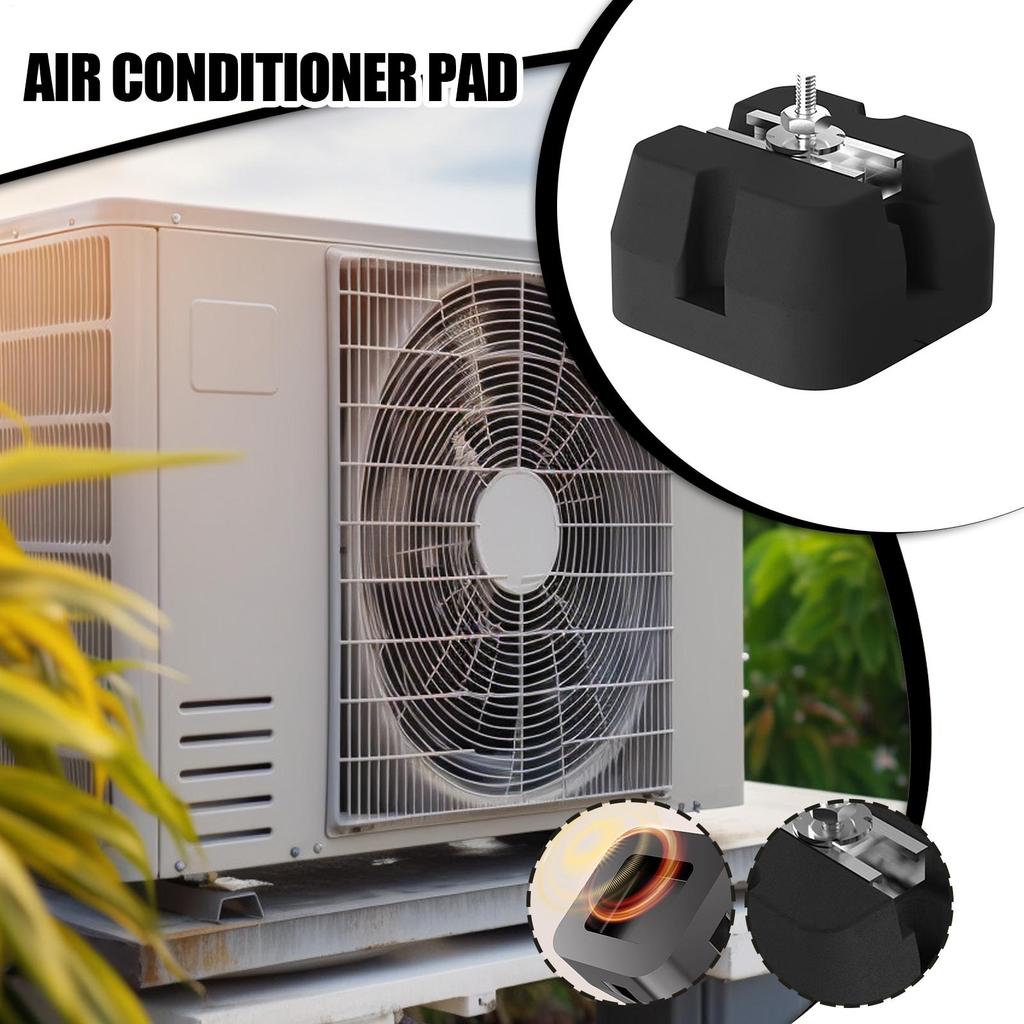 Подушка для кронштейна кондиционера Подушки для основания сплит-кондиционера 4 штуки Сверхпрочные коврики для кронштейна Для сплит-системы 9000-60000 BTU
