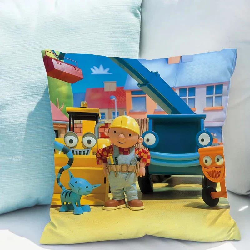 Б-Боб Строитель Декоративная наволочка для подушки x Декоративные подушки Наволочки Осеннее украшение Декор комнаты Наволочки