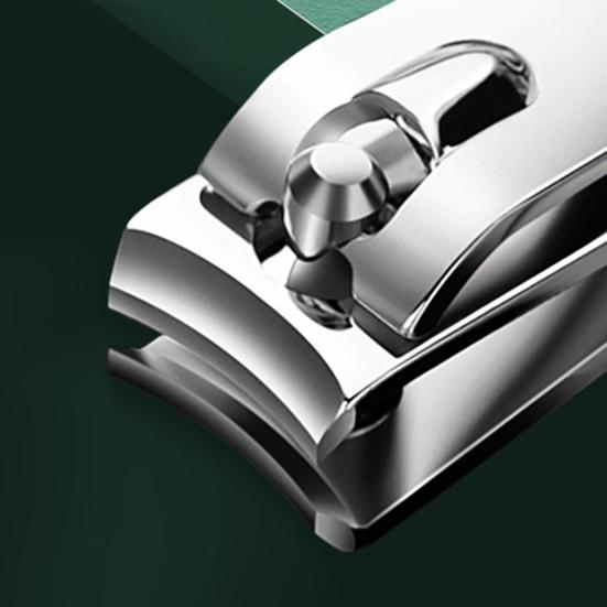 4 шт./набор острых кусачек для ногтей с кожаным чехлом и изогнутым краем, профессиональная нержавеющая сталь