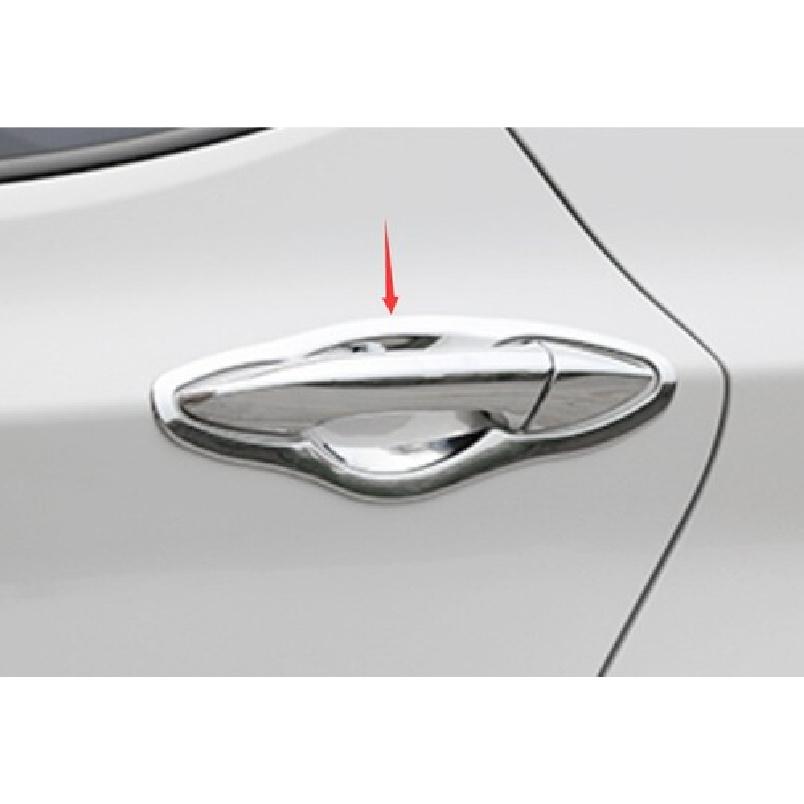 Для Hyundai Elantra 2011-2016 Хром Глянцевый Наружная Накладка на Ручку Двери Чаша 4 шт.