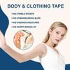 Body & Clothing Tape – Waterproof Double-Sided Tape for Secure Clothing,Waterproof Fashion Clothing Tape 80 Strips (1/2”x3”)