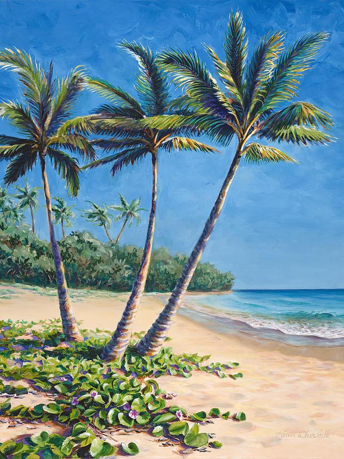 RUOPOTY Painting By Numbers Beach Drawing On Canvas Pictures By Number Handpainted Seascape Kits Home Decoration