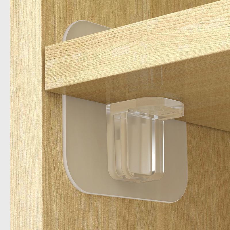 Adhesive Seamless Shelf Partition Bracket, No-Drill Load-Bearing Divider Tray Fixator.