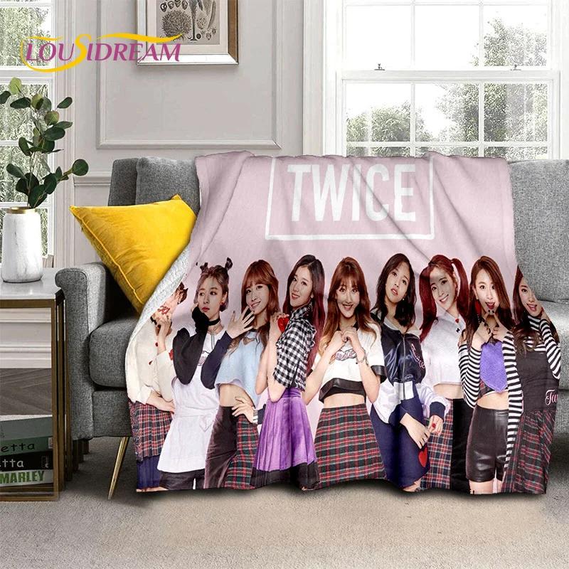 3D Плед TWICE KPOP Корейская женская группа Момо Сана Мягкий плед Фланелевый плед для гостиной спальни кровати дивана пикника ребенка