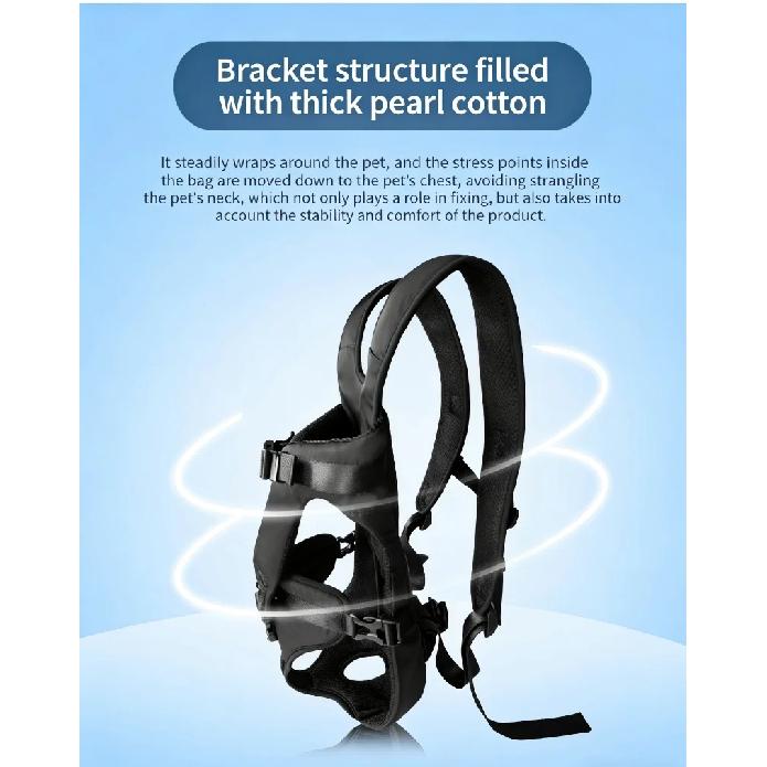 Pet Bag Outdoors Carrying Front-Hugging Large Dog Backpack Convenient Carrying Bag