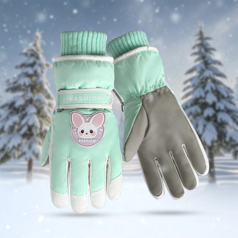 Winter Outdoor Child Full Palm Touch Screen WindProof Waterproof Keep Warm Ski Gloves