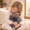 Stuffed Animal Doll Cute Simulation Anteater Plush Toy Fluffy Doll Soft Themed Home Decor Figure for Kids Desktop Decor Zoo Souvenir Birthday Gift